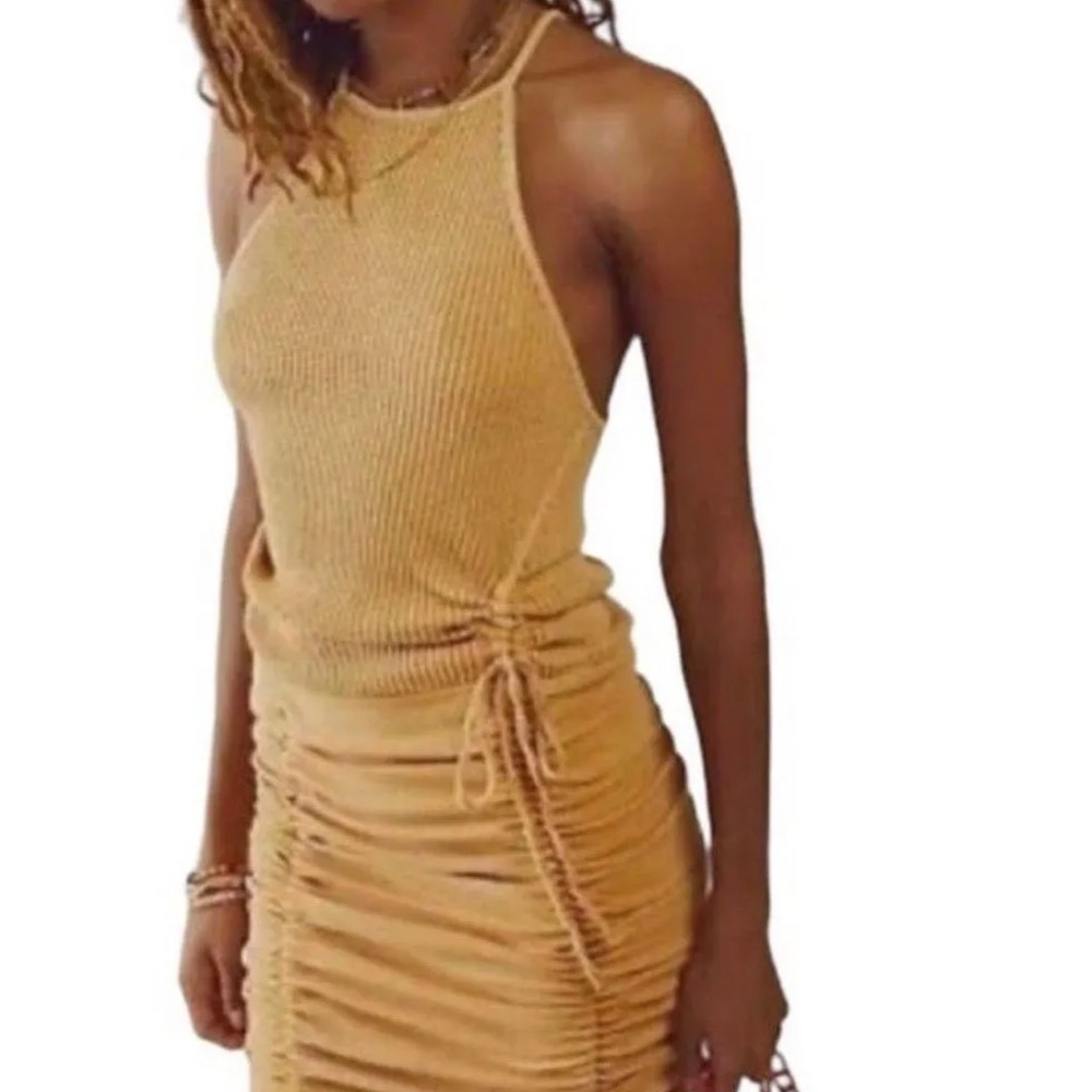 Free people Katya thermal mini dress size large